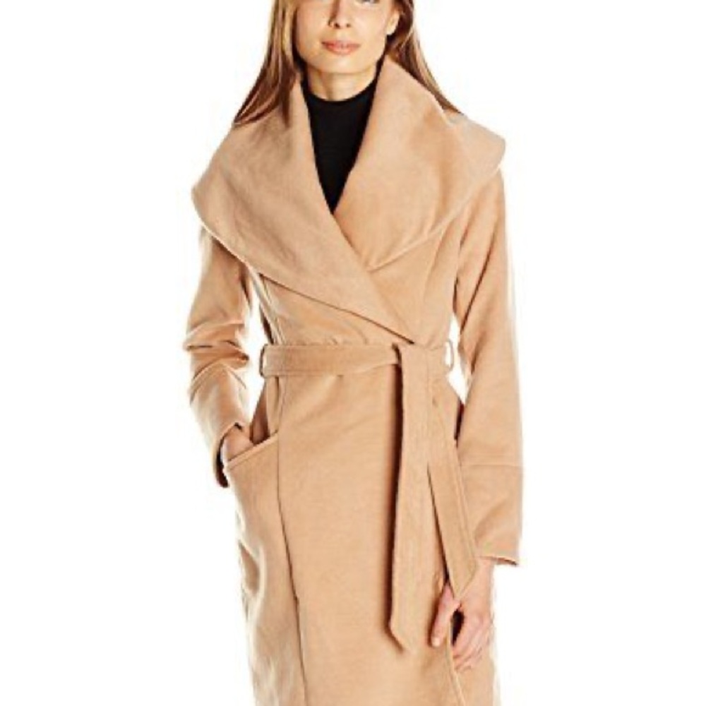 MINKPINK Tan Wrap Coat